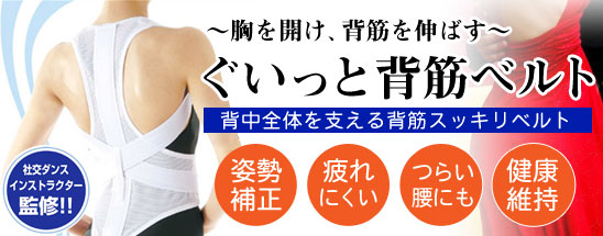 ぐいっと背筋ベルト